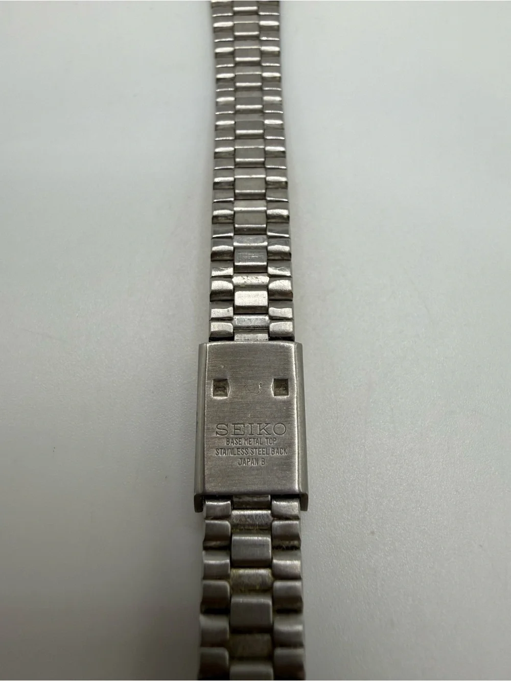 Vintage Seiko B5044 Stainless Steel Watch Band Bracelet Adjustable Japan